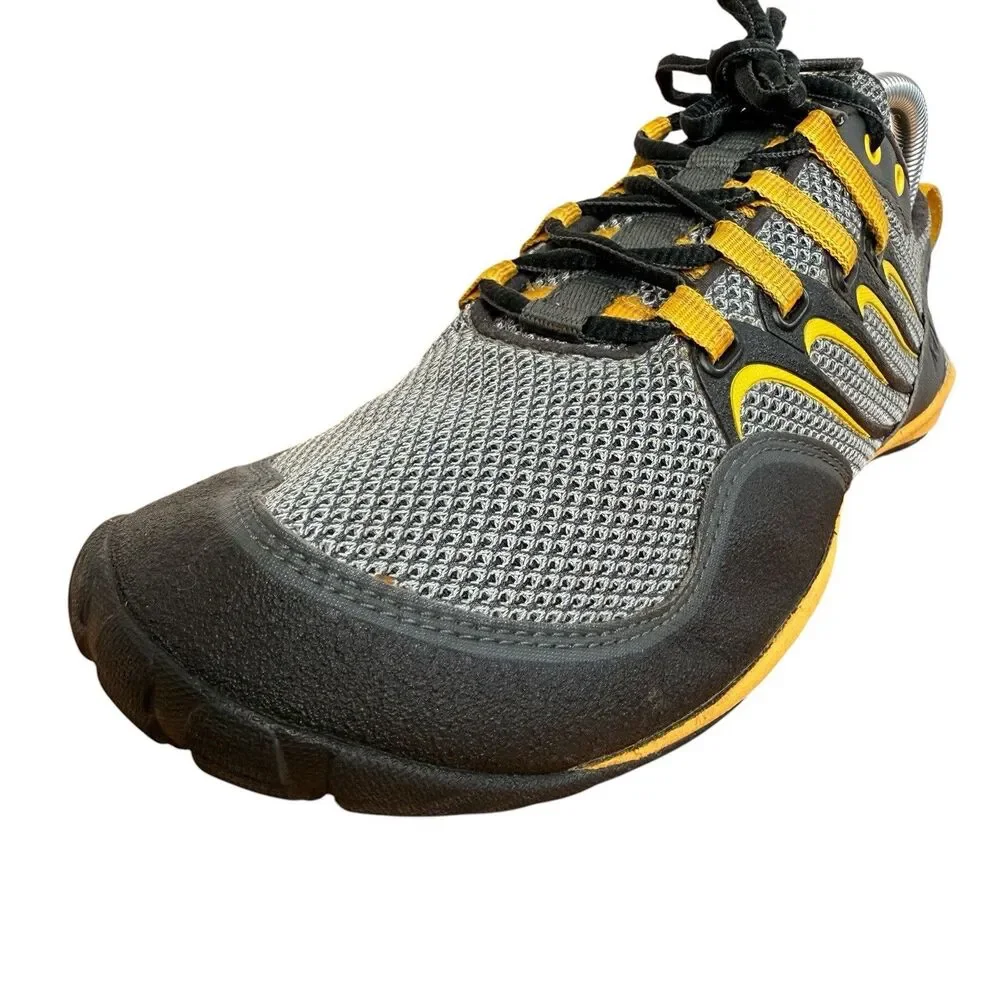Merrell Trail Glove Men’s Size 9 Smoke Adventure Yellow Performance Barefoot